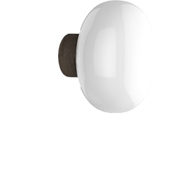 New Works - Karl-Johan Wandleuchte Smoked Oak/Opal Glass - cm