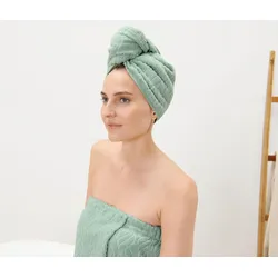 Tchibo - Turban-Handtuch - grün