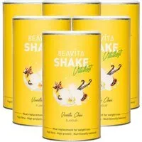 BEAVITA Shake minceur, Vanilla Chai Poudre 6x572 g