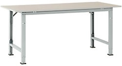 AS0022.7035 Packtisch PACKPOOL Spezial mit Melaminplatte, BxTxH = 1750 x 800 x 722-1022mm L Test & Preisvergleich