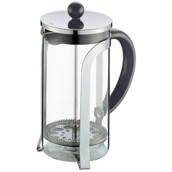 Cilio Kaffeebereiter Kaffeebereiter NADINE, 1l Kaffeekanne silberfarben|weiß 1 l – 22 cm