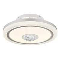 GLOBO LED Deckenventilator, Fernbedienung, CCT, weiß, D 50 cm