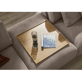 Musterring Wohnlandschaft MUSTERRING "Lucia U-Form", grau (taupe), B:504cm H:81cm T:204cm, Sofas, Wohnlandschaft, Cord-Bezug, inklusive Kopfstütze, Gesamtbreite 524 cm