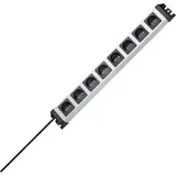 Kopp 226920014 Steckdosenleiste 8-fach, Grau, Schwarz