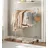 Songmics HSR11S Kleiderständer 110-150 x 45 x 162,9 cm silber