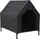 vidaXL Hundehütte 110 x 75 x 107,5 cm Stahl Hellgrau