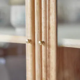 Tikamoon Doppelgeschirrschrank aus Mindiholz 120 cm Alex