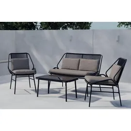 venture home Zakynthos Gartenlounge Sofa-Set braun