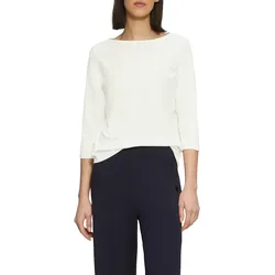 s.Oliver Langarmshirt, aus Flammgarn, Gr. 38, WHITE, , 15005725-38
