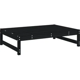 vidaXL 5-tlg. Garten-Lounge-Set Schwarz Massivholz Kiefer