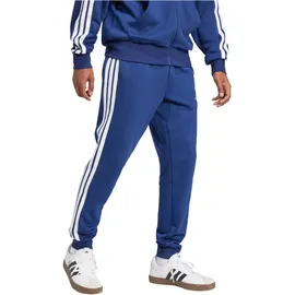 adidas Essential Three Stripes Fleece Pants Dark Blue/White L