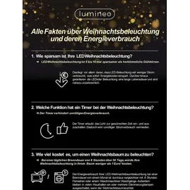 Lumineo LED-Lichterkette Compact 34 m grün