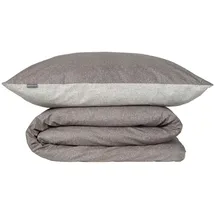 SCHIESSER Bettwäscheset Vinnie - Renforcé - 2-teilig - 135 x 200 cm, - Grau