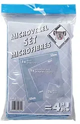 Vileda Mikrofaser Mikrofasertücher Blau 4 Stück