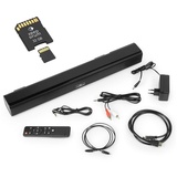 Vyrve Audio Vyrve Audio Naos Multimedia Soundbar mit SD-Karte Soundbar (Bluetooth, 30 W, mit SD-Karte) schwarz