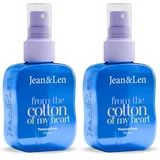 Jean & Len Haarparfum From the Cotton of My Heart, sanfter Duft nach frisch gewaschener Wäsche, pflegende Formulierung mit Aminosäuren & Panthenol, für natürlich glänzendes Haar, vegan, 105 ml