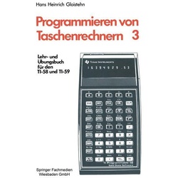 Programmieren von Taschenrechnern als eBook Download von Hans Heinrich Gloistehn
