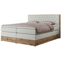 mks möbel Amore King 140 x 200 cm H3 Weiß