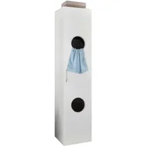 WIMEX Wäscheschrank Multiraumkonzept 40 x 185 x 40 cm Weiß