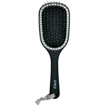 Parsa Beauty LOV.U Entwirrbürste Wet & Dry (Schwarz) – Haarbürste mit Multi-Flexible-Nylonpins – Haarbuerste – Hair brush women – Harebürste