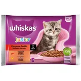 Whiskas Junior Nassfutter Rind und Huhn 4 x 85 g