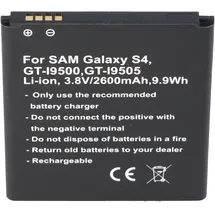 AccuCell Nachbau Akku passend für Samsung Galaxy S4 Akku Galaxy S4 Active, Samsung Galaxy S4 LTE+, Samsung GT-I9295, Samsung GT-I9500, Samsung GT-I9505, Samsung GT-I9506, Samsung GT-i9515
