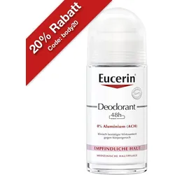 Eucerin Deodorant Roll-on 0% Aluminium