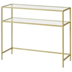 Konsolentisch   , gold , Maße (cm): B: 100 H: 80