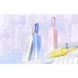 Vention Powerbank 5000mAh 20W mit Kabel 0,11m USB Typ C kompatibel mit iPhone Pink