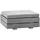 Solpuri Loungesystem Boxx Top-Modul Hocker - wetterfest 625 - taupe