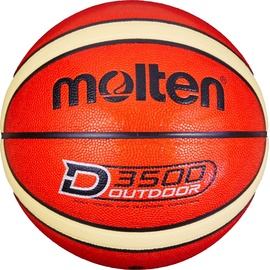 Molten Herren B7D3500 Basketball, Orange, 7
