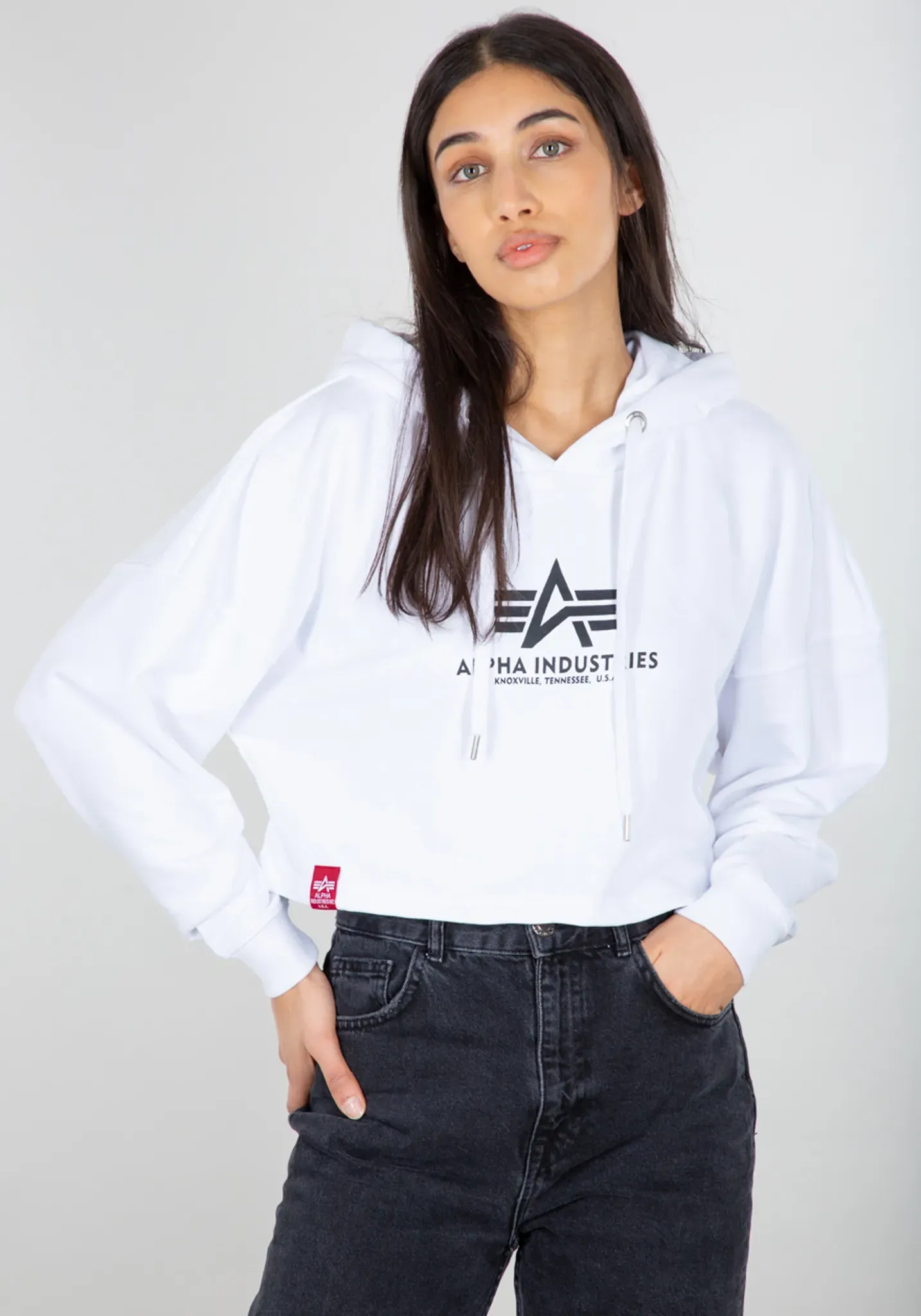 Alpha Industries Hoodie »Alpha Industries Women - Hoodies Basic Hoodie COS Women« Alpha Industries white S