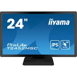 iiyama ProLite T2452MSC-B1 Computerbildschirm 60,5 cm (23.8") 1920 x 1080 Pixel Full HD LCD Touchscreen Multi-Nutzer Schwarz