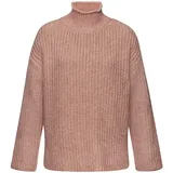 Buffalo Stehkragenpullover Damen rosenholz meliert Gr.40/42