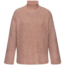 Buffalo Stehkragenpullover Damen rosenholz meliert Gr.40/42