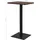 vidaXL Bistrotisch 70 x 107 x 70 cm dunkel esche