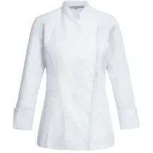 Greiff Damen Kochjacke verdeckte Knöpfe 5405.8000 weiss XL