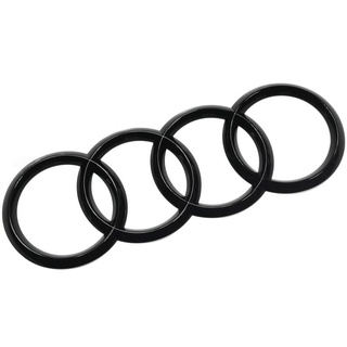 Audi 83A071802 Zeichen Heckklappe Ringe Black Edition Emblem Blackline Logo Schwarz