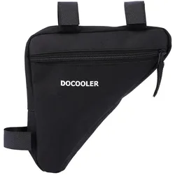 Docooler Triangle Fahrrad-Vordersattelrohr-Rahmentasche Outdoor-Tasche schwarz