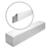 NOEL & MARQUET Sockelleiste CF2-box WALLSTYL Weiß 18 St. 3600 x 11 cm