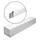 NOEL & MARQUET Sockelleiste CF2-box WALLSTYL Weiß 18 St. 3600 x 11 cm