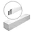 NOEL & MARQUET Sockelleiste CF2-box WALLSTYL Weiß 18 St. 3600 x 11 cm