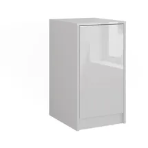 Vicco Sherry 40,2 x 76 cm Weiß/Weiß Hochglanz