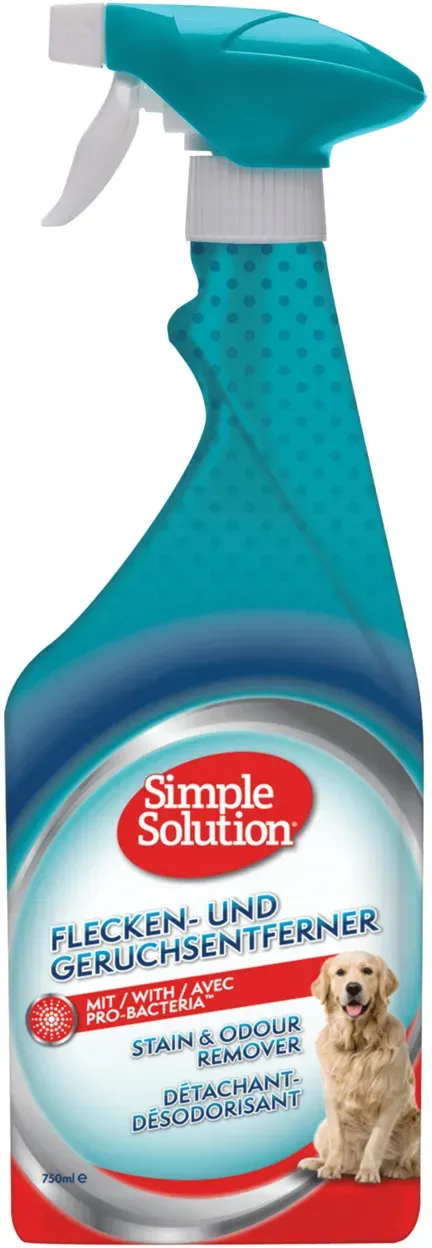 Simple Solution Hunde Flecken-& Geruchsentferner 750 ml Sprühflasche