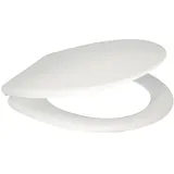 WC Sitz mit Absenkautomatik WC-Deckel Klobrille Duroplast Toilettendeckel weiß