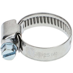 Schlauchschelle Edelstahl W4, Bandbreite 9mm, Spannbereich 16 - 25 mm (3/4")