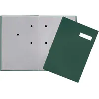 Pagna 24201-03 Unterschriftsmappe de Luxe 20-teilig Leineneinband, dehnbarer Rücken,