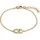 JETTE SWING Armband gelbgold 89217320 Größe 18