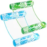 sloosh Hängematte Erwachsenen, 4-in-1 aufblasbare Wasser Lounge, PVC