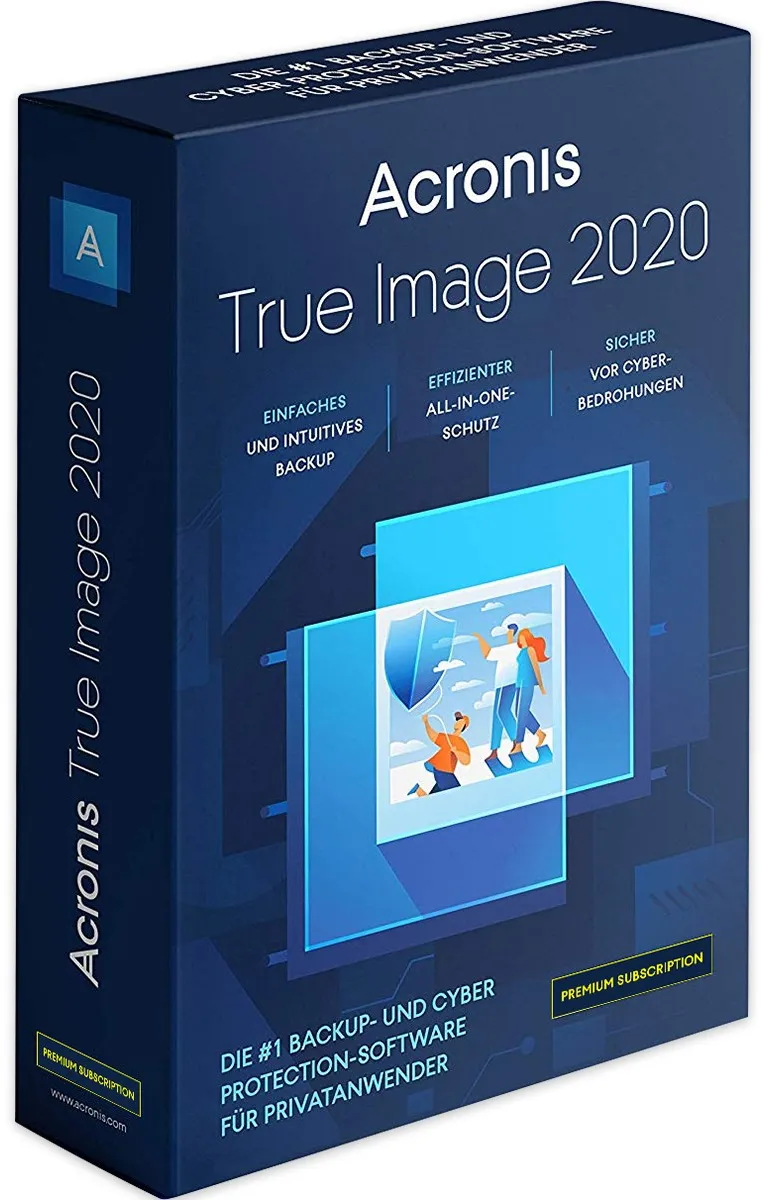 Acronis True Image 2020 Premium, 1 PC/MAC, 1 Jahresabonnement, 1TB Cloud